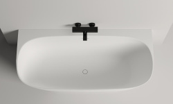 Salini SOFIA Wall Ванна пристенная 1700 x 785 x 580мм, S-Stone - белый матовый мини 3 5