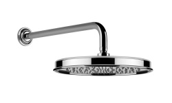 GESSI VENTI20 Верхний душ Ø300 мм с кронштейном из стены 400 мм, Chrome мини 1