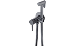 ALLEN BRAU PRIORITY 3.0 Смеситель с гигиеническим душем, графит браш (323737) мини 1