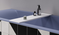 Salini Gabbiano IN 780/1 Полка для встраиваемой ванны 780х180х14 мм, S-Stone - RAL мат мини 3 6