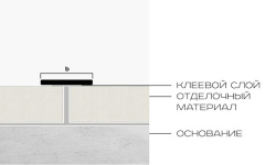 NEEXYDECOR профиль латунь полированная 20х2700 (PVL88) мини 3 9
