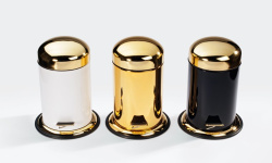 DW TE 30 Ведро с педалью 31x22x24 см, Сталь полированная мини 3 4