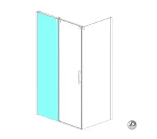 душевые ограждения RADAWAY Espera KDJ front wall 550 L Неподвижное стекло, хром/прозрачное