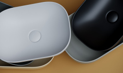 CERAMICANOVA Element Раковина накладная, 460x330x135 мм, капучино матовый мини 3 7