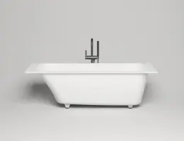 Salini ORLANDA KIT 170 Ванна встраиваемая 1700х800х600 мм, S-Sense, белый глянцевый/фурнитура белый