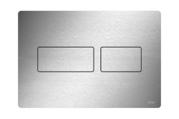 TECEsolid Панель смыва с двойной системой смыва для унитаза, нержавеющая сталь, сатин (с покрытием)