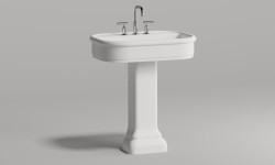 Salini OPERA Раковина накладная 750х500х160 мм, с переливом, БЕЗ ДК, S-Sense - RAL глянцевый мини 3 2