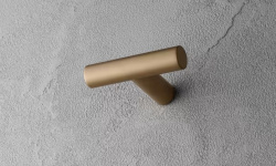 FANTINI YOUNG Крючок, настенный, Matt British Gold PVD мини 3 3