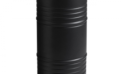 KERASAN Artwork Barrel Отдельностоящий умывальник, выпуск в пол, Черный матовый мини 1