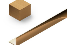 NEEXYDECOR профиль латунь брашированная 15x15x2700 (PVL73) мини 1