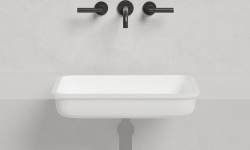 Salini MAREA 09 Раковина встраиваемая 550х380х126 мм, без перелива, БЕЗ ДК, S-Stone - белый матовый мини 3 3