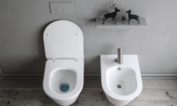 LOGAN L3WB AVVA Биде подвесное 530x335 мм, белый мини 3 4