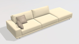 GAMADECOR COMPOSITION 5 S2 Диван в комплекте левый 348x108 см, Спецзаказ.