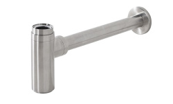 NOKEN Сифон для раковины, браш. нержавеющая сталь мини 1