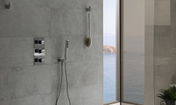 NOKEN LOGIC Верхний душ из стены с функцией дождевого душа и каскада, хром мини 3 3