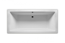 RIHO LUGO Ванна акриловая с тонким бортиком прямоугольная, 160x70 см, 155 л, белый
