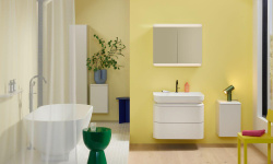 BURG B.ME Зеркальный шкаф, 800х200хН700 мм, F5981 White Matt мини 3 3