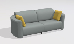 GAMADECOR SEEMS S2 3A Диван в комплекте 226x95 см, Спецзаказ!