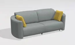GAMADECOR SEEMS S2 3A Диван в комплекте 226x95 см, Спецзаказ!