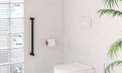 СУНЕРЖА Поручень прямой Ø28 мм/L 500, Матовый чёрный мини 3 4