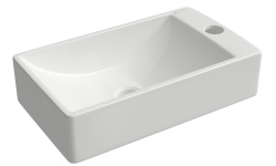 AQUEDUTO PEQUENO Раковина мини подвесная, 380х220хH100 мм, белый глянцевый мини 1