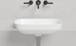 Salini MAREA 02 Раковина полувстраиваемая 598х398х160 мм, БЕЗ перелива, БЕЗ ДК, S-Stone - белый мат мини 3 4