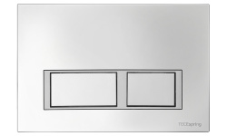 TECEspring V Комплект для установки подвесного унитаза с панелью смыва, хром глянцевый/хром матовый мини 3 5