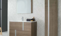 GD TRAVAT Зеркало с декоративной вставкой 65x60x2,1 см, без рамы, ламинат Camel мини 3 2