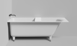 Salini Gabbiano IN 880 Полка для встраиваемой ванны 880х180х14 мм, S-Stone - RAL мат мини 3 9