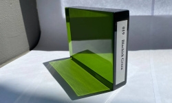 KNIEF Табурет отдельностоящий из Solid Surface, 90 Malachit мини 3 7