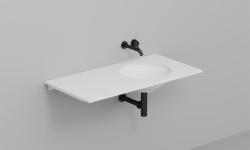 Salini Costa Столешница 1000х500х15 мм, S-Stone-белый матовый мини 3 4