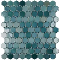 мозаика VIDREPUR LUX GREEN HEX (3.5х3.5) 31.7х30.7