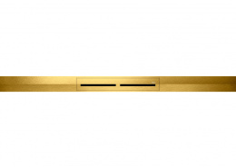 TECEdrainprofile Дренажный канал 55х900 мм, подрезаемый до 500 мм, Brushed Gold Optic PVD