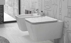 GLOBO INCANTHO Биде подвесное, 54х35 см, белый мини 3 2