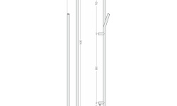СУНЕРЖА Локон Полотенцесушитель (электрика), 1600х125 мм, левый, Золотой шёлк мини 3 7