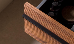 NOKEN ESSENCE C Модуль подвесной корпус из аллюминия 795х290х435 мм, чёрный/фасад цвет орех мини 3 5