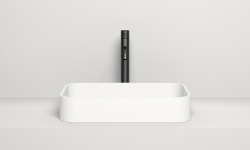 Salini CALLISTA 01 Раковина накладная 545х345х100 мм, без перелива, БЕЗ ДК, S-Sense-белый глянцевый мини 3 3