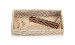 DW BASKET TAB 2 Бокс универсальный H5x30x16 см, Ротанг светлый мини 1