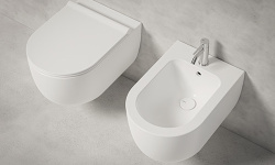 ALICE UNICA Комплект: Унитаз подвесной aliFlush, 52х35 см, с сиденьем SC, крепежом, белый глянцевый мини 3 6