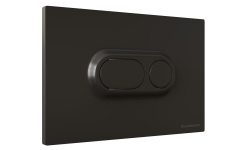 ART CERAM ATELIER Клавиша двойного смыва для унитаза, Black Matt мини 3 2