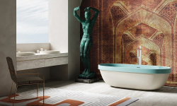 Salini GRECA IN Ванна свободностоящая 1800х800х518 мм, S-stone - матовый, белый мини 3 5