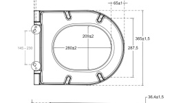 ALLEN BRAU REALITY Сиденье для унитаза, Smartfix, Soft-Close, дюропласт, белый мини 3 2