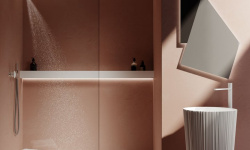 ANTL Настенная полка из алюминия с нижней светодиодной подсветкой, bianco opaco мини 3 7