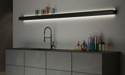 ANTL Настенная полка из алюминия с нижней светодиодной подсветкой, bianco opaco мини 3 9