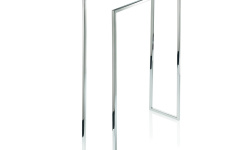 DW HT 10 Полотенцедержатель напольный 91.5x60x20 см, черный матовый мини 3 4