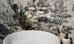 ART CERAM ATELIER Раковина накладная, Ø 44 см, glossy white мини 3 4