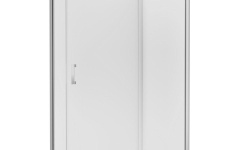 NEW TRENDY NEW AZURA Душевое ограждение 100x80xH195 см, хром/Прозрачное 6 мм мини 1