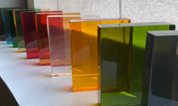 KNIEF Табурет отдельностоящий из Solid Surface, 90 Malachit мини 3 2