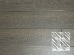 BOMOND WOOD Французская ёлка 15/3х120х600 Дуб (Туман, сорт Рустик)