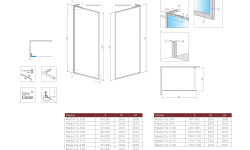 RADAWAY Modo F SL II L Душевое ограждение, СПЕЦЗАКАЗ мини 3 2